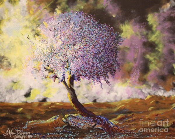 Impressionism Poster featuring the painting What Dreams May Come Spirit Tree by Stefan Duncan