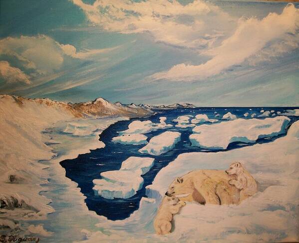 Alaska Poster featuring the painting You can Make It by Sharon Duguay