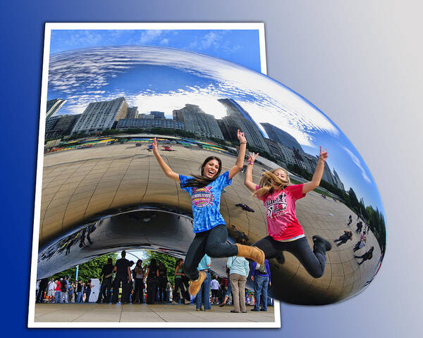 Midwest Poster featuring the photograph Chicago's Jumping Bean #1 by Betty Eich