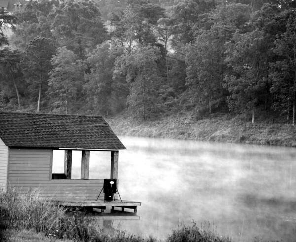 Steamy Poster featuring the photograph A Steamy Morn by Maria Urso