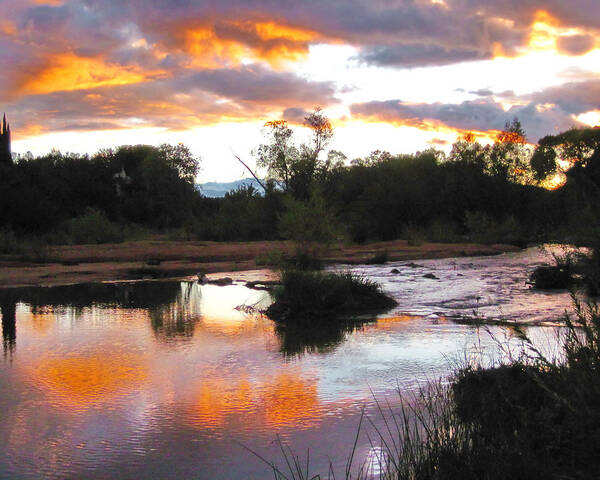 Sunset Poster featuring the photograph Arizona Sunset by Harold Rau