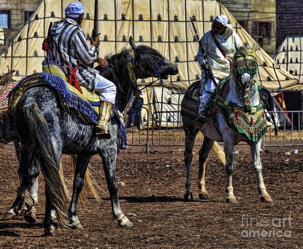 Morocco Poster featuring the photograph Berbers Morocco by Chuck Kuhn