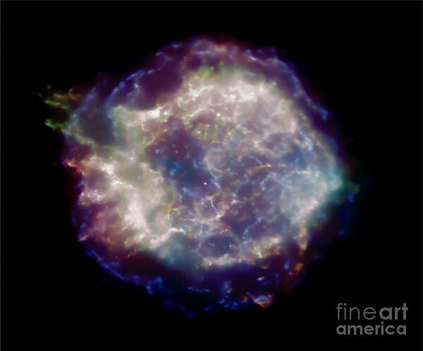 Chandra Poster featuring the photograph Cassiopeia A by Nasa