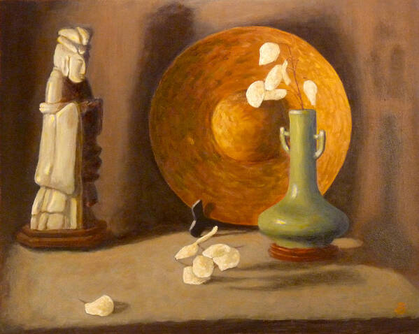 Still Life Poster featuring the painting Meditation by Joe Bergholm