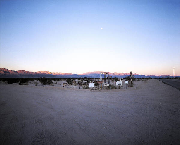 Rural Poster featuring the photograph Moonrise over Barbara Lane by Jan W Faul