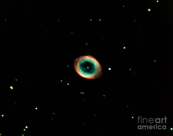 Astronomy Poster featuring the photograph Ring Nebula In Lyra by Science Source
