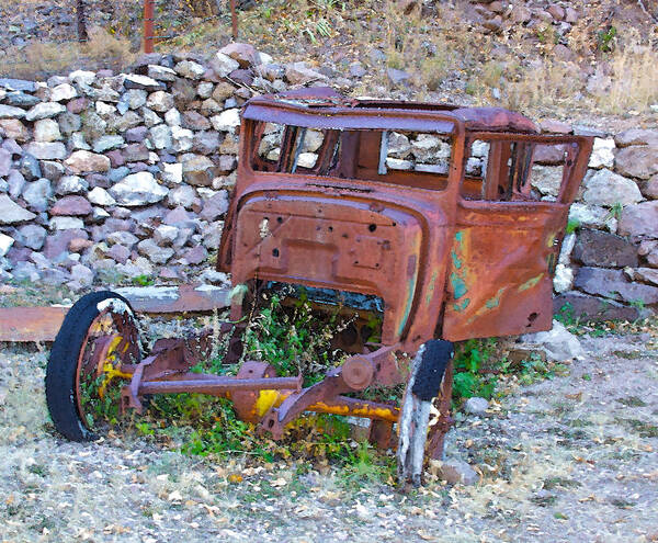 Antique Car Poster featuring the photograph Rust In Peace by Kurt Gustafson