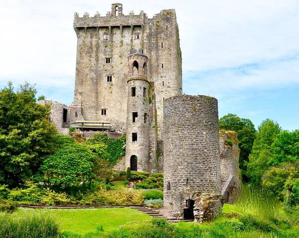  Blarney Poster featuring the photograph Blarney Castle #1 by Sue Morris