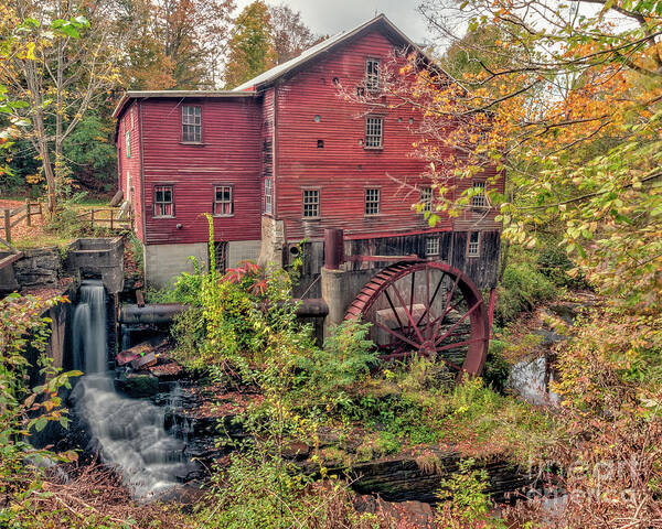 Grist Poster featuring the photograph Grist Mill II #1 by Rod Best