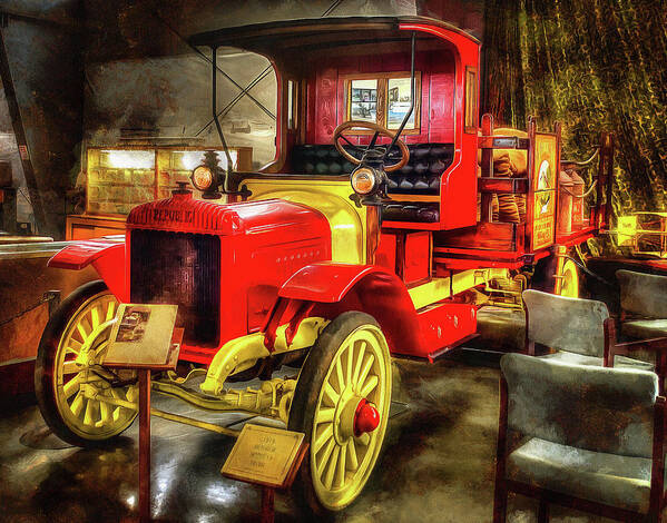  Poster featuring the photograph 1919 Republic Truck by Thom Zehrfeld