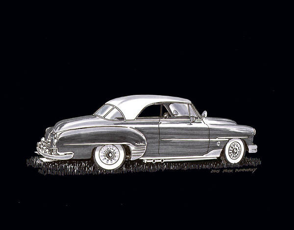1951 Chevy Bel Air Poster featuring the painting 1951 Chevrolet Bel Air by Jack Pumphrey