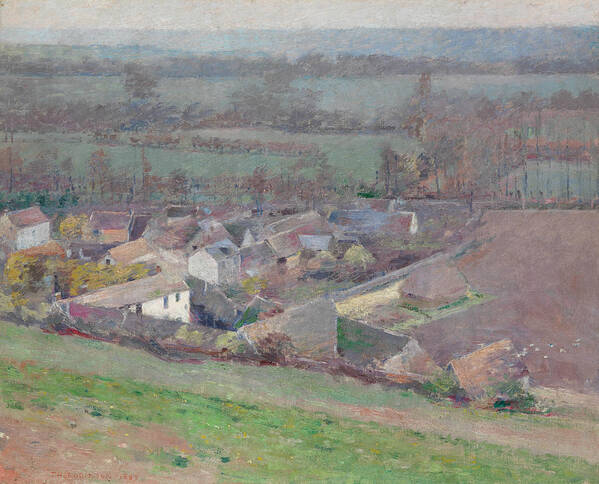 Theodore Robinson Poster featuring the painting A Bird's-Eye View by Theodore Robinson