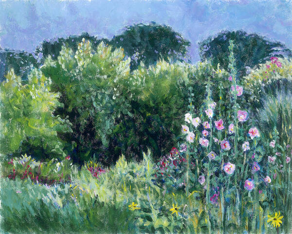 Monet Poster featuring the painting A Walk in the Garden by Tara Moorman