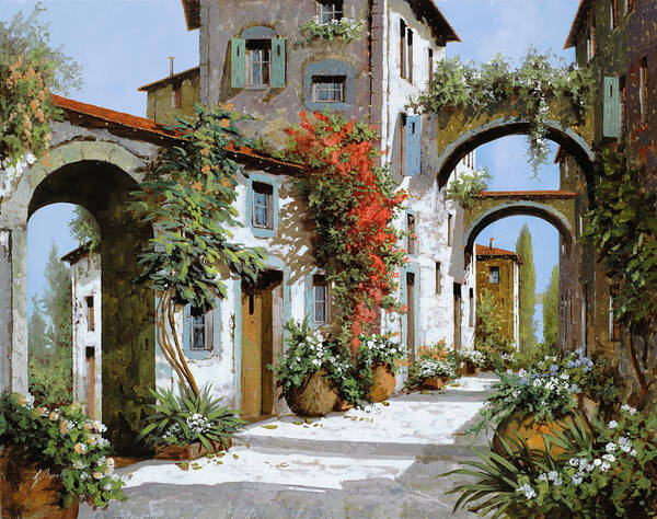 Arches Poster featuring the painting Altri Archi by Guido Borelli