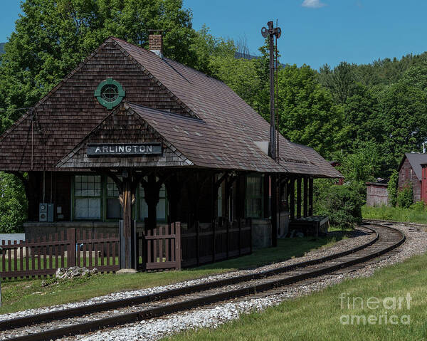 Trains Poster featuring the photograph Arlington Station by Phil Spitze