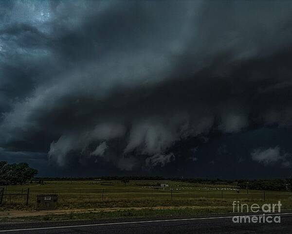 Storm Poster featuring the photograph Big Spring Texas by Jesse Post