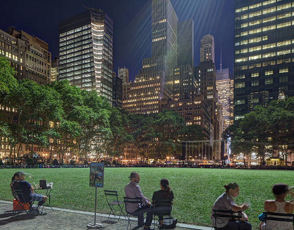 Manhattan Poster featuring the photograph BryantPark by Kenneth Grant