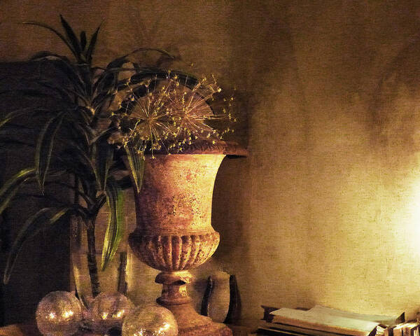 Still Life Poster featuring the photograph Candlelight by Carl Sheffer