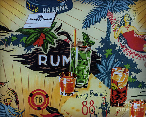 Tommy Bahama Poster featuring the photograph Club Habana by Dale Powell