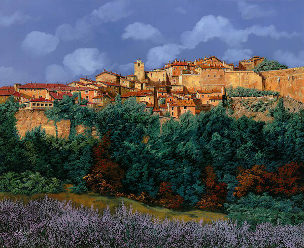 Provence Poster featuring the painting colori di Provenza by Guido Borelli