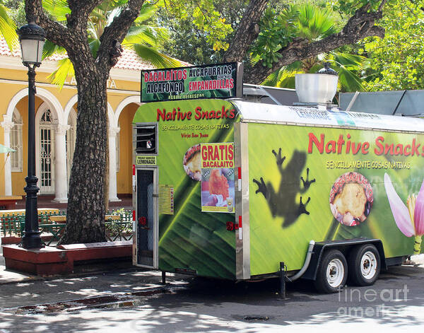 Coqui Poster featuring the photograph Coqui Snack Truck by Cheryl Del Toro