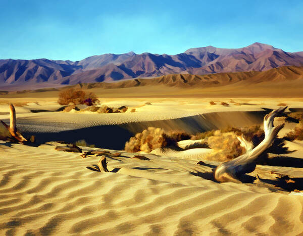 Death Valley Poster featuring the photograph Death Valley by Kurt Van Wagner