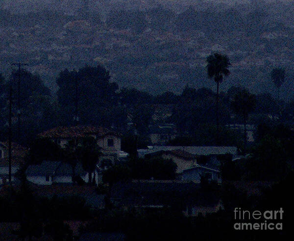 California Poster featuring the photograph Dusk by Linda Shafer