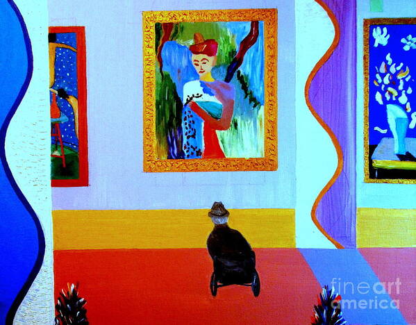 Matisse Poster featuring the painting Henri Remembers by Bill OConnor