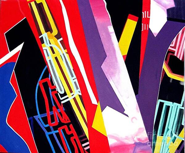 Jazz Poster featuring the painting Jazz by Barron Holland