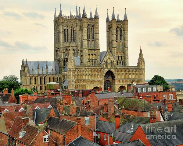 Lincoln Cathedral Poster featuring the photograph Lincoln Cathedral by Linsey Williams