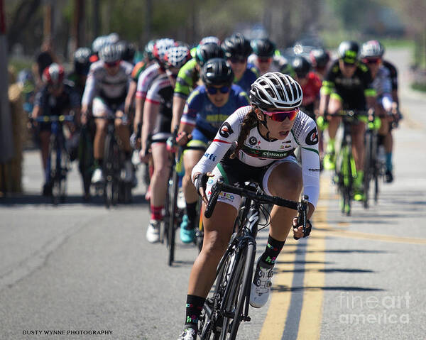 Tour Of Murrieta Poster featuring the photograph Pro Women 9 by Dusty Wynne