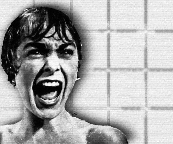 ART POSTER PRINT PSYCHO MOVIE SHOWER NORMAN BATES MOTEL ALFRED HITCHCOCK 