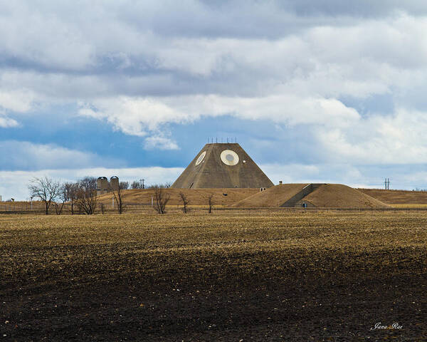 Field Poster featuring the photograph Pyramids of North Dakota by Jana Rosenkranz