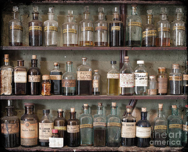 Chemist Poster featuring the photograph Remedies by Russell Brown