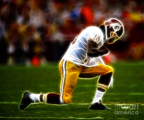 Rg3 Poster featuring the photograph RG3 - Tebowing by Paul Ward