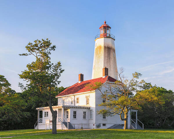 Sandy Hook Lighthouse Poster featuring the photograph Sandy Hook Lighthouse II by Marianne Campolongo