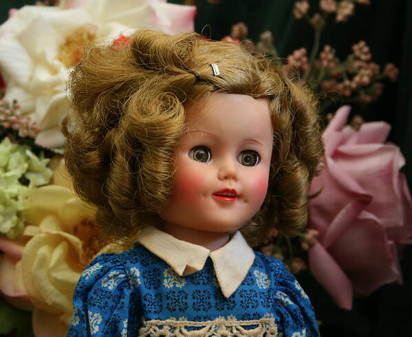 Doll Poster featuring the photograph Shirley Temple Doll by Marna Edwards Flavell