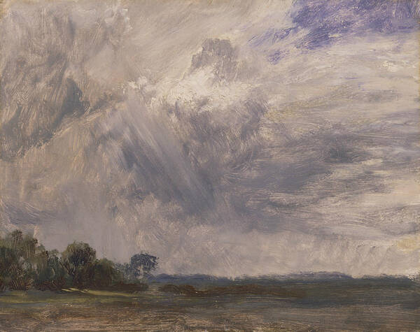 English Romantic Painters Poster featuring the painting Study of a Cloudy Sky by John Constable