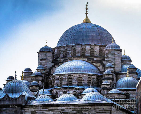 Blue Mosque Poster featuring the photograph Sultan Ahmed Mosque Blue Mosque by Rene Triay FineArt Photos