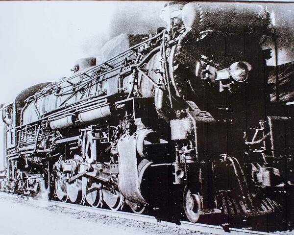 Train Poster featuring the photograph The Engine by Jeanne May