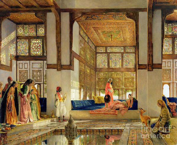 The Poster featuring the painting The Reception by John Frederick Lewis