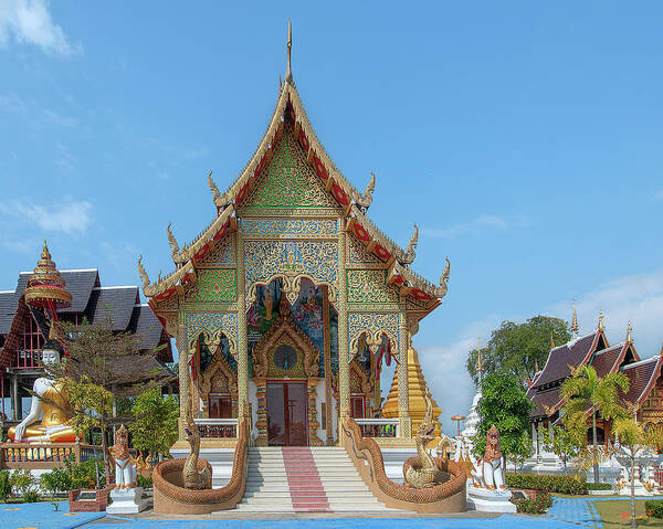 Scenic Poster featuring the photograph Wat San Pu Loei Phra Wihan DTHCM2258 by Gerry Gantt