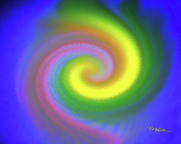 Rippling Energy Poster featuring the digital art Whimsical #110 by Barbara Tristan
