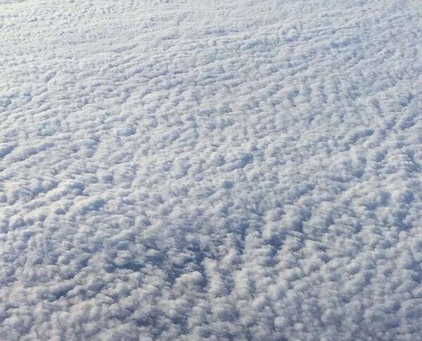 Clouds White Poster featuring the photograph White by Erika Jean Chamberlin