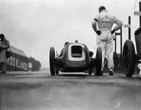 1930-1939 Poster featuring the photograph Pit Stop #1 by E. F. Corcoran