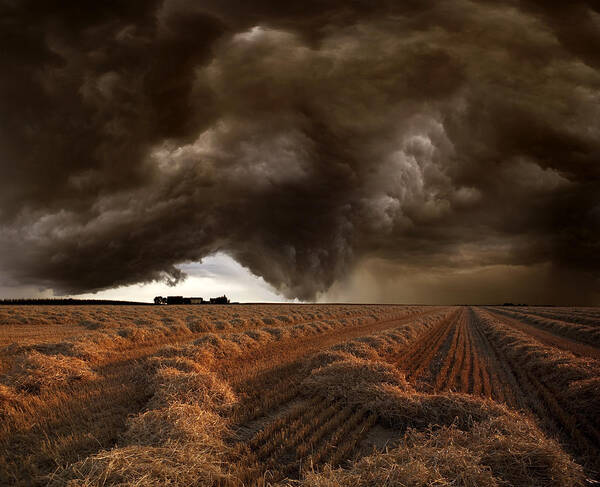 Storm Poster featuring the photograph #2 by Franz Schumacher