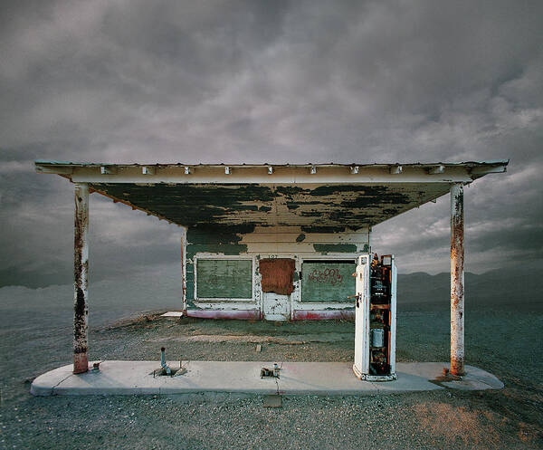 California Poster featuring the photograph Abandoned Gas Station, Niland Ca by Ed Freeman