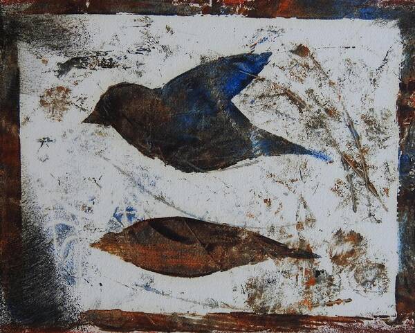 Bird Poster featuring the painting African Safari Bird by Ilona Petzer