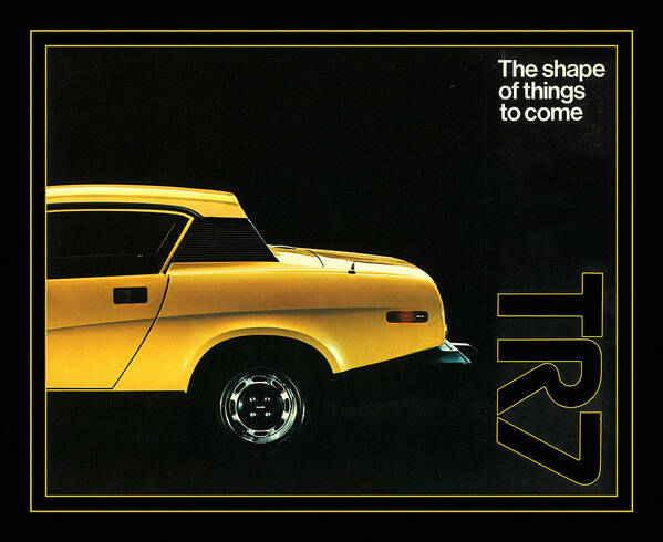 1975 Triumph Tr7 Poster featuring the photograph Automotive Art 449 by Andrew Fare