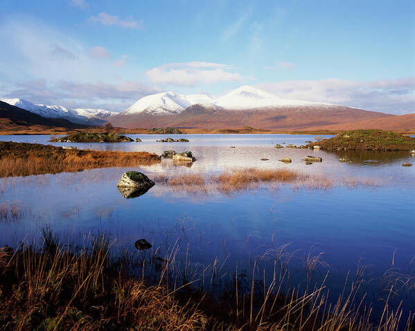 Scenics Poster featuring the photograph Black Mount, Rannoch Moor, Strathclyde by Abel